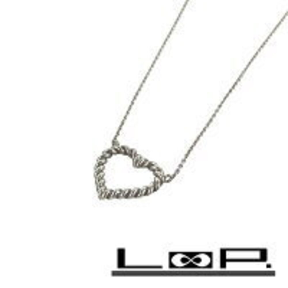 Tiffany Twisted Heart Necklace Silver